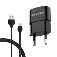 AWEI C-832 Smart Charger with Lightning Interface Data Cable for iPhone