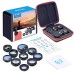Apexel APL-DG10 optical lens 10 in 1 high quality optical lens kit with universal clip for phone