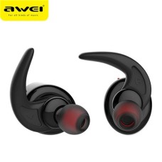 AWEI T1 Bluetooth earphone TWS Wireless Headphones sports headset IPX4 waterproof earbuds With microphone CVC6.0 noise reduction