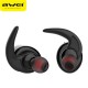 AWEI T1 Bluetooth earphone TWS Wireless Headphones sports headset IPX4 waterproof earbuds With microphone CVC6.0 noise reduction