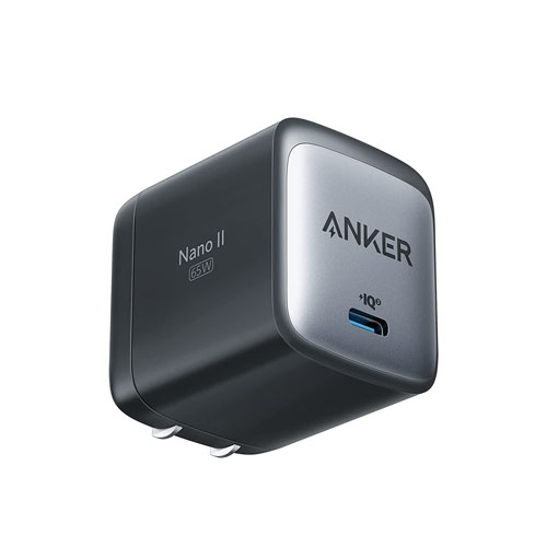 Anker Nano II 65W GaN II PPS USB C Fast Charger Adapter
