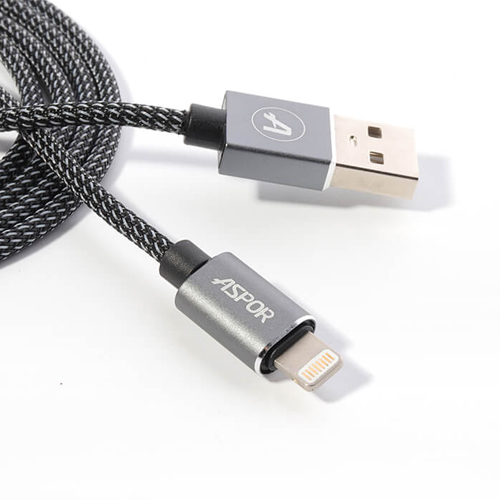 Aspor A132L IPX Data Cable With Quick Charge