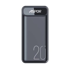 Aspor A396 PD 20000 mAh Black Power Bank