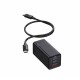 Baseus CCGAN2P-B01 GaN2 Pro Quick Charger 2C+U 65W CN Black With Baseus Xiaobai series fast charging Cable Type-C to Type-C 100W(20V/5A) 1m Black