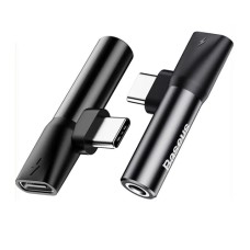 BASEUS L41 Type C Male to Type C + 3.5mm Female Adapter Converter