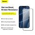 Baseus 0.3mm Full-glass Super porcelain crystal Iphone 13 Pro Max Tempered Glass Film iP 6.7inch 2021SGQP030201 -2Pcs