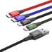 Baseus 4-in-1 Fast Charging Cable, 2x Type-C, Lightning ,Dual Micro USB CA1T4-B01