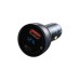 Baseus 65W car charger USB Type C 5A SCP Quick Charge 4.0+ Power Delivery 3.0 LCD display gray CCKX-C0G
