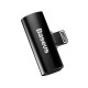 Baseus Audio Converter L46 Adapter from Lightning Male to 2x Lightning Female Port
