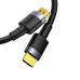 Baseus CADKLF-G01 Cafule 4KHDMI Male To 4KHDMI Male Adapter Cable 3m Black