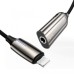 Baseus CALL56-0A 2-in-1 iP Male to iP Female Adapter L56 Tarnish