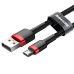 Baseus CAMKLF-H91 cafule Cable USB For Micro 2A 3m Red+Black
