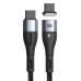 Baseus CATXC-Q01 Zinc Magnetic Safe Fast Charging Data Cable Type-C to Type-C 100W 1.5m Black