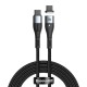 Baseus CATXC-Q01 Zinc Magnetic Safe Fast Charging Data Cable Type-C to Type-C 100W 1.5m Black