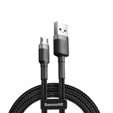 Baseus Cafule Cable Durable Nylon Braided Wire micro USB 2A 3M black-gray (CAMKLF-HG1)