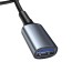 Baseus CADKLF-B0G cafule Cable USB 3.0 Male TO USB3.0 Female 2A 1m Dark gray