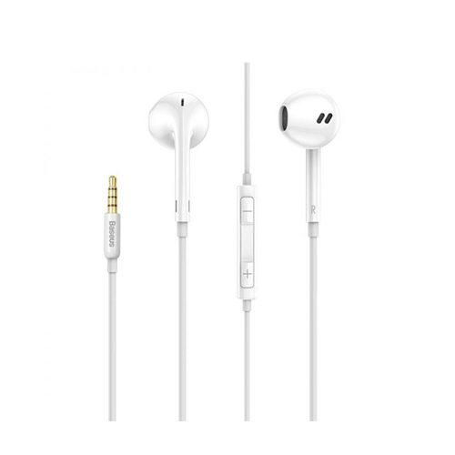 Baseus Encok 3.5mm Wired Earphone H16 White NGH16-02