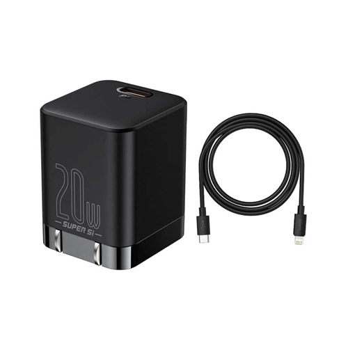 Baseus Super Si Pro 20W 1C Adapter with USB-C to Lightning Cable
