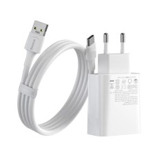 Baseus Speed PPS Quick Charger C+A 30W CN VOOC Edition With 1m 5A U-C Flash Cable White TZCCFS-G02