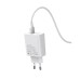 Baseus Speed PPS Quick Charger C+A 30W CN VOOC Edition With 1m 5A U-C Flash Cable White TZCCFS-G02
