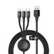 Baseus Star Ring Series 4-in-1 USB Cable with Wireless Charging