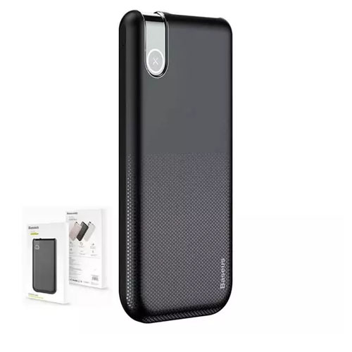 Baseus Thin Version Wireless Charge Powerbank (10000 mAh) Black