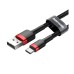 Baseus Cafule USB Data Cable For Type-C 2A 2M (CATKLF-CG1) – Gray & Black