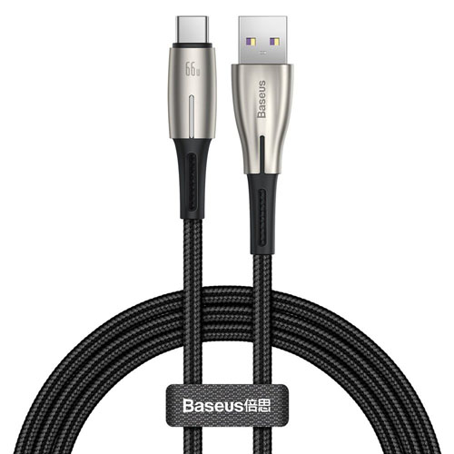 Baseus Waterdrop Cable USB For Micro 4A 1m Black (CAMRD-B01)