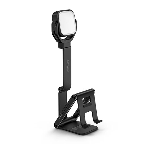 BlitzWolf BW-TS6 Mobile Phone Fill Light Stand with Adjustable Brightness