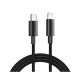 Joyroom Type-c to Lightning Nylon Braided Fast Charging Data Cable 1M