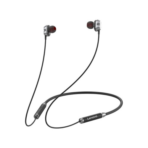 Lenovo HE08 Neckband Dual Dynamic Bluetooth Earphone