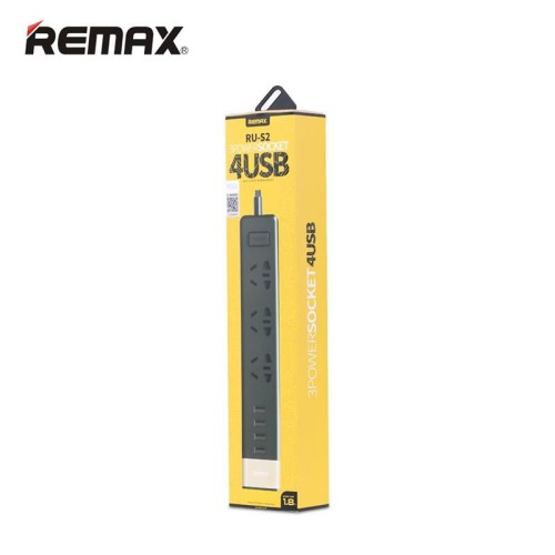 REMAX RU-S2 USB CHARGER AC SOCKET OUTLETS AND 4 PORT