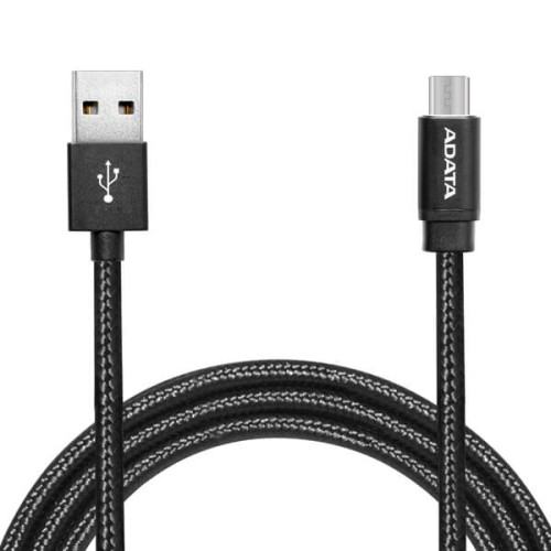 ADATA 100CM USB CABLE AMUCAL SILVER MICRO TYPE A ALUMINUM