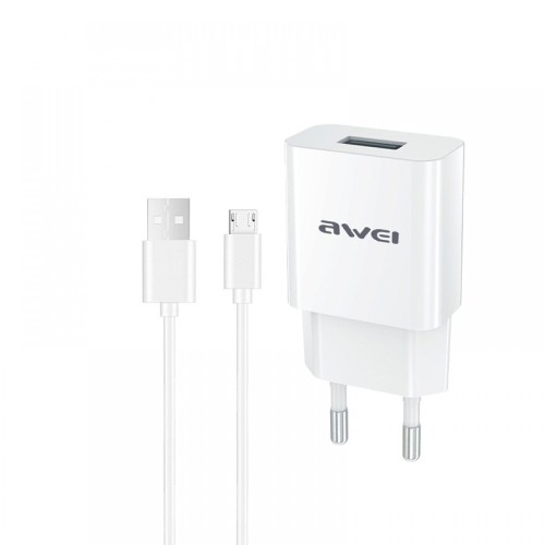Awei C-831 Mobile charger adapter with data cable for android