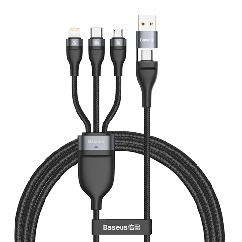 Baseus Flash Series Two-for-three Fast Charging Data Cable 100W