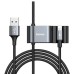 Baseus CALHZ-01 Special Data Cable for Backseat Black