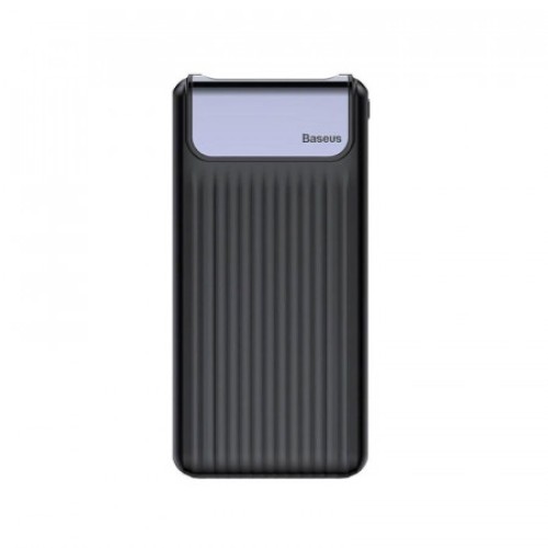 Baseus PPYZ-C01 Thin QC3.0 M+T Dual Input Digital Display Power Bank 10000mAh Black