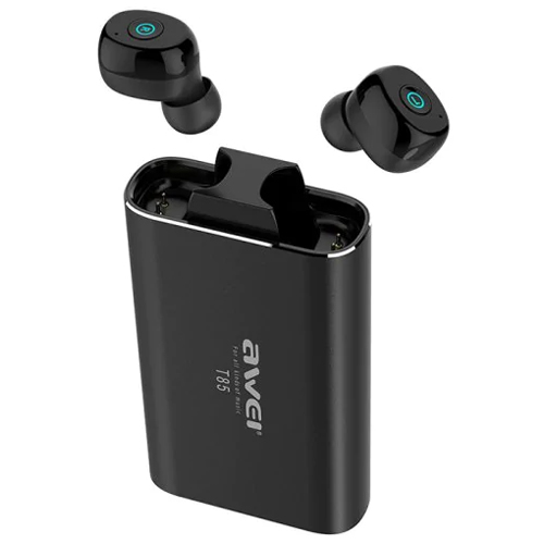 Awei T85 True Wireless Earbuds With Charging Case