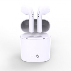 HBQ I7S Double Dual Mini Wireless Earphone With Power Case