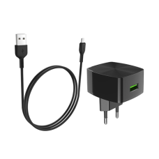HOCO C70A Type-C Charger Power Adapter With Micro USB Cable