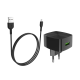 HOCO C70A Type-C Charger Power Adapter With Micro USB Cable
