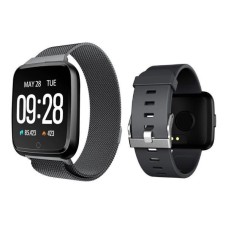 HuaWise Y7 Smartwatch with Magnetic Steel Belt