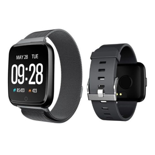 HuaWise Y7 Smartwatch with Magnetic Steel Belt