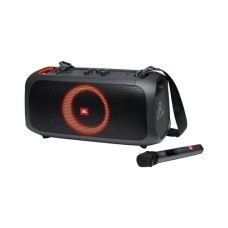 JBL PartyBox On-The-Go Portable Party Speaker and Wireless Mic