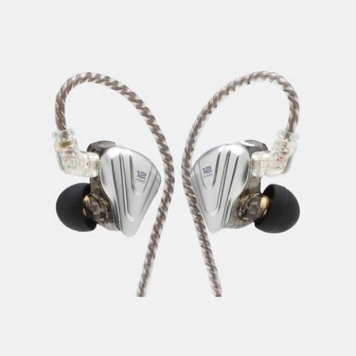 KZ ZSX 12 Unit Hybrid In-Ear Earphones Noise Reduction With 2 Pin Detachable Cable