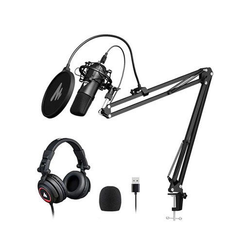 MAONO AU-A04H USB MICROPHONE WITH STUDIO HEADPHONE SET