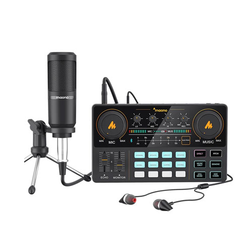 Maono Maonocaster Lite AU-AM200-S1 Portable All-In-One Podcast Production Studio
