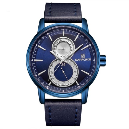 NAVIFORCE 3005 Leather Strap Watch