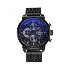NAVIFORCE 9068 Stainless Steel Strap Quartz Watches