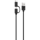 Oraimo OCD-D103 Gemini Plus Micro USB X Type C Cable
